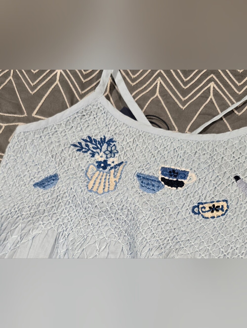 Printfresh Naya Short Set In High Tea Toile Size XS - Picture 4 of 11